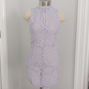 LAVENDAR LACE COVERALL BY ELODIE - SIZE M